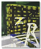 Noční ulice, 2003, 120x100 cm